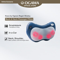 Ihoco by Ogawa Regen Shiatsu Back and Neck Massager Pillow* [Apply Code: 7TM12]